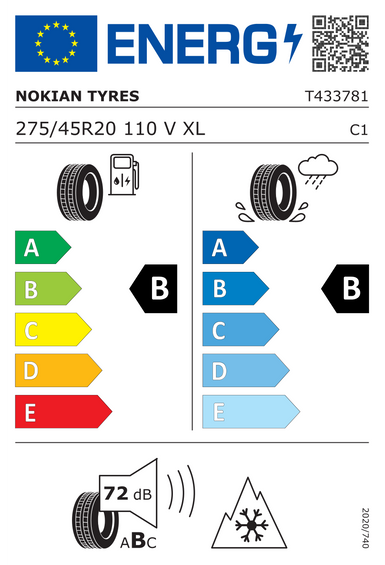 4x ROUES 20 Hiver MERCEDES GLS X166 Nokian 275/45 R20