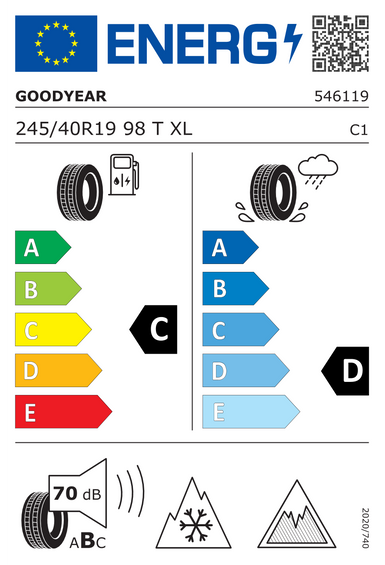 Anvelope Goodyear ULTRAGRIP ICE 2 XL FP 245/40 R19 98T