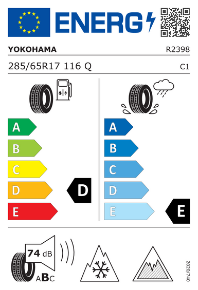 Opony Yokohama iceGUARD G075 285/65 R17 116Q