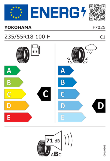 Pneus Yokohama GEOLANDAR G91AV 235/55 R18 100H