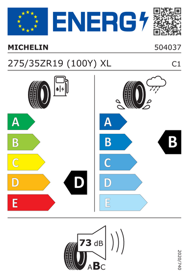 Pneumatiky Michelin PILOT SUPER SPORT XL * 275/35 R19 100Y