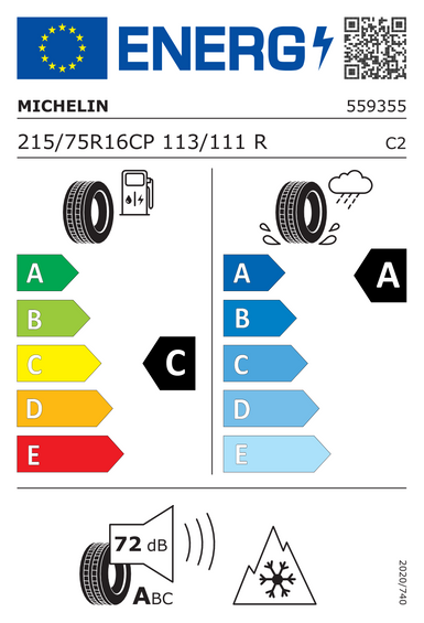 Гуми Michelin CROSSCLIMATE CAMPING 215/75 R16 113R