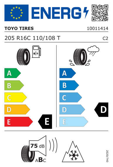 Neumáticos Toyo Open Country A/T III 205/82 R16 110T