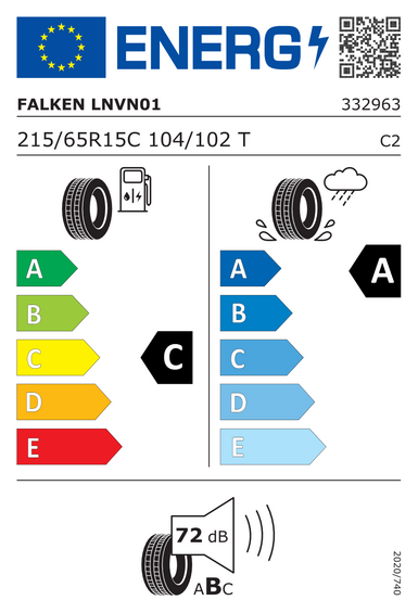Tires Falken LINAM VAN01 215/65 R15 104T