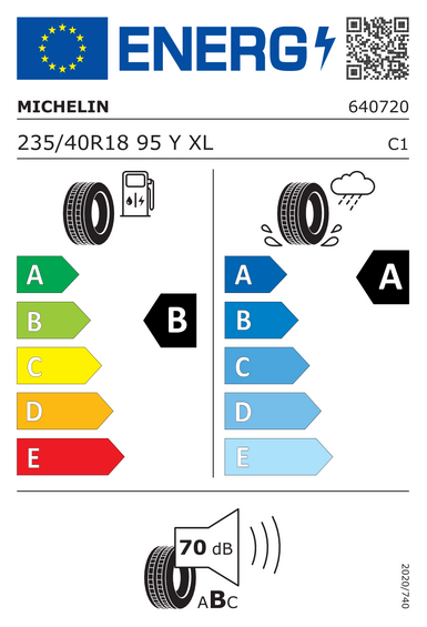 Pneumatici Michelin PRIMACY 5 235/40 R18 95Y