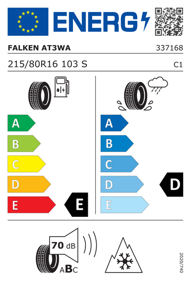 Pneumatici Falken WILDPEAK A/T AT3WA 215/80 R16 103S