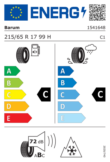 4x ROUES 17 Hiver AUDI Q3 FJ Q3 F3 Q3 SPORTBACK FJ Barum 215/65 R17