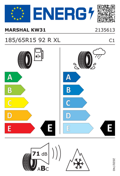 Pneumatiky Marshal IZEN KW31 185/65 R15 92R