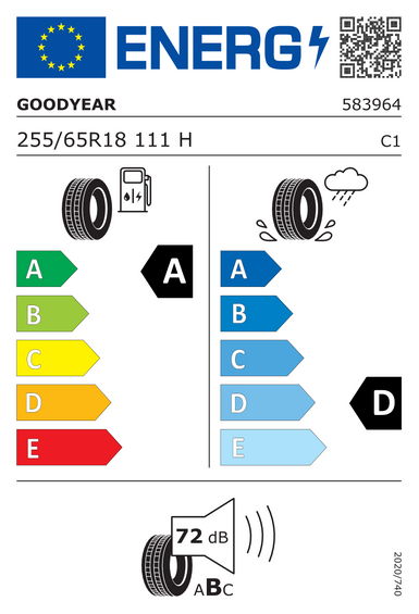Tires Goodyear WRANGLER TERRITORY HT 255/65 R18 111H