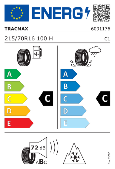 4x RUEDAS 16 Invierno CITROëN C-CROSSER GS C4 AIRCROSS I Tracmax 215/70 R16