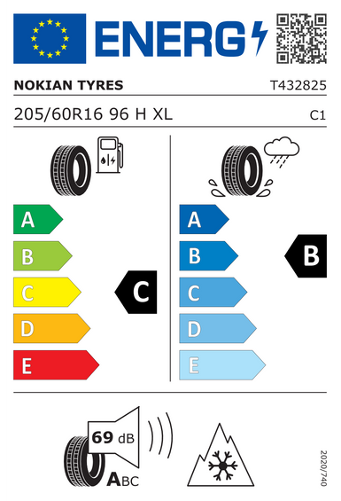 4x ROUES 16 Hiver DACIA JOGGER I SANDERO STEPWAY III BJ1 Nokian 205/60 R16
