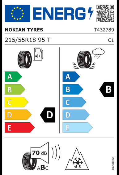 4x RODAS 18 Inverno CUPRA BORN Nokian 215/55 R18
