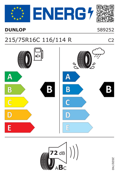 Tires Dunlop ECONODRIVE LT 215/75 R16 116R