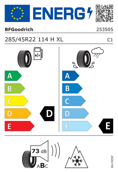 Anvelope BFGoodrich TRAIL-TERRAIN T/A XL 285/45 R22 114H