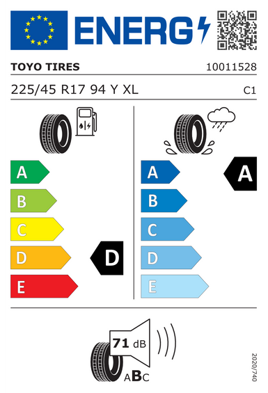 Anvelope Toyo Proxes Sport 2 XL FSL 225/45 R17 94Y