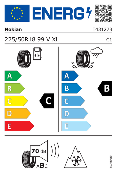 4x RODAS 18 Inverno CUPRA FORMENTOR Nokian 225/50 R18