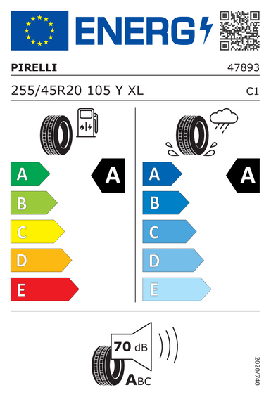 Pneumatiky Pirelli Zero 255/45 R20 105Y