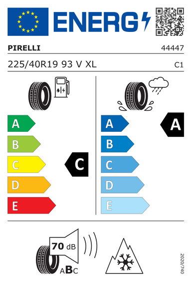 4x RODAS 19 Inverno ALFA ROMEO GIULIA TYPE 952 Pirelli