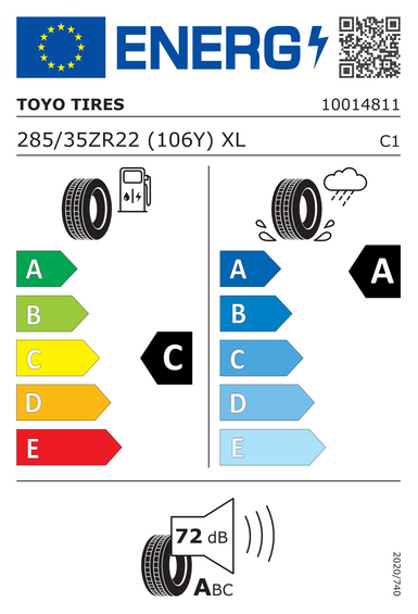 Opony Toyo PROXES SPORT 2 285/35 R22 106Y