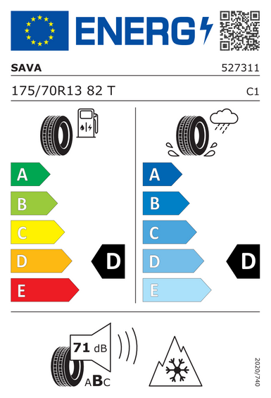 Tires Sava ESKIMO S3+ 175/70 R13 82T