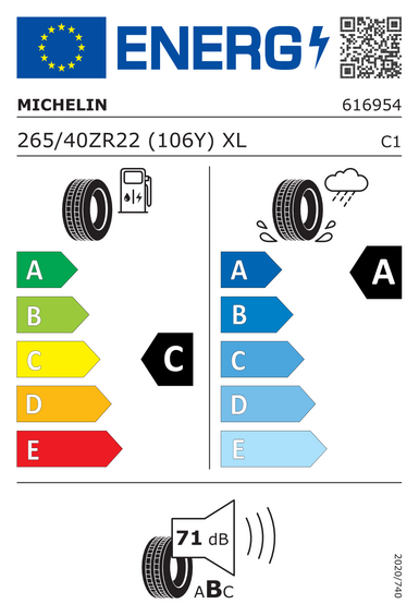 Pneumatiky Michelin PILOT SPORT 4S XL FR 265/40 R22 106Y